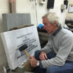 Lettering on Headstones in Wirral