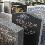 Lettering on Headstone in Moreton